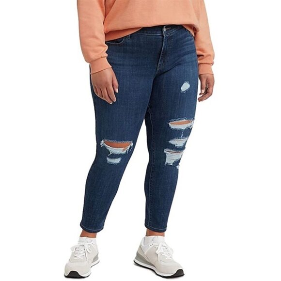 Levi’s 721 High Rise Skinny Jeans Distressed Size 22 Denim
Casual - Picture 1 of 13
